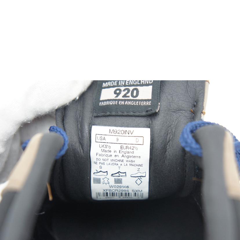 NB ニューバランス/M920INVタン/ブラウン/M920INV//サイズ:UK表記8 1/2/Aランク/75