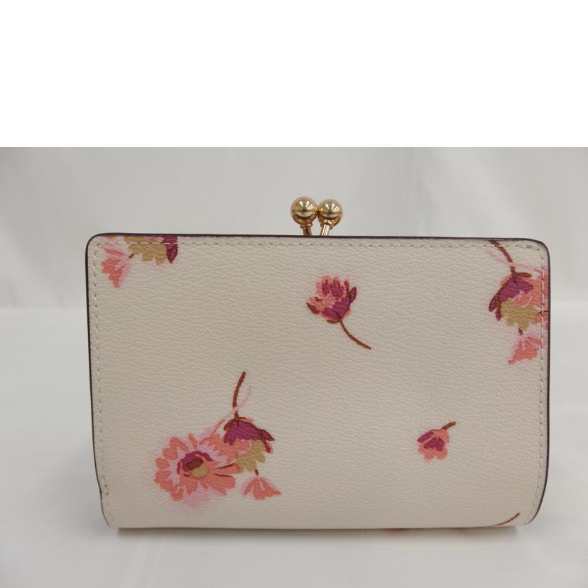 COACH コーチ/キスロックミディアムウォレット/フローラルプリント/C8737//Aランク/82