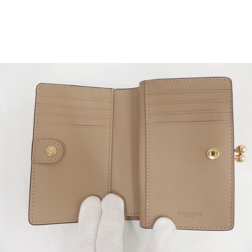 COACH コーチ/キスロックミディアムウォレット/フローラルプリント/C8737//Aランク/82