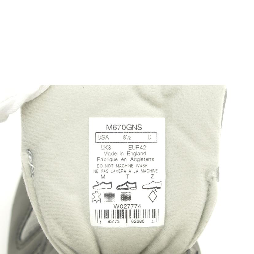 new balance ニューバランス/M670/グレー/M670GNS//サイズ:USA8 1/2/Sランク/75