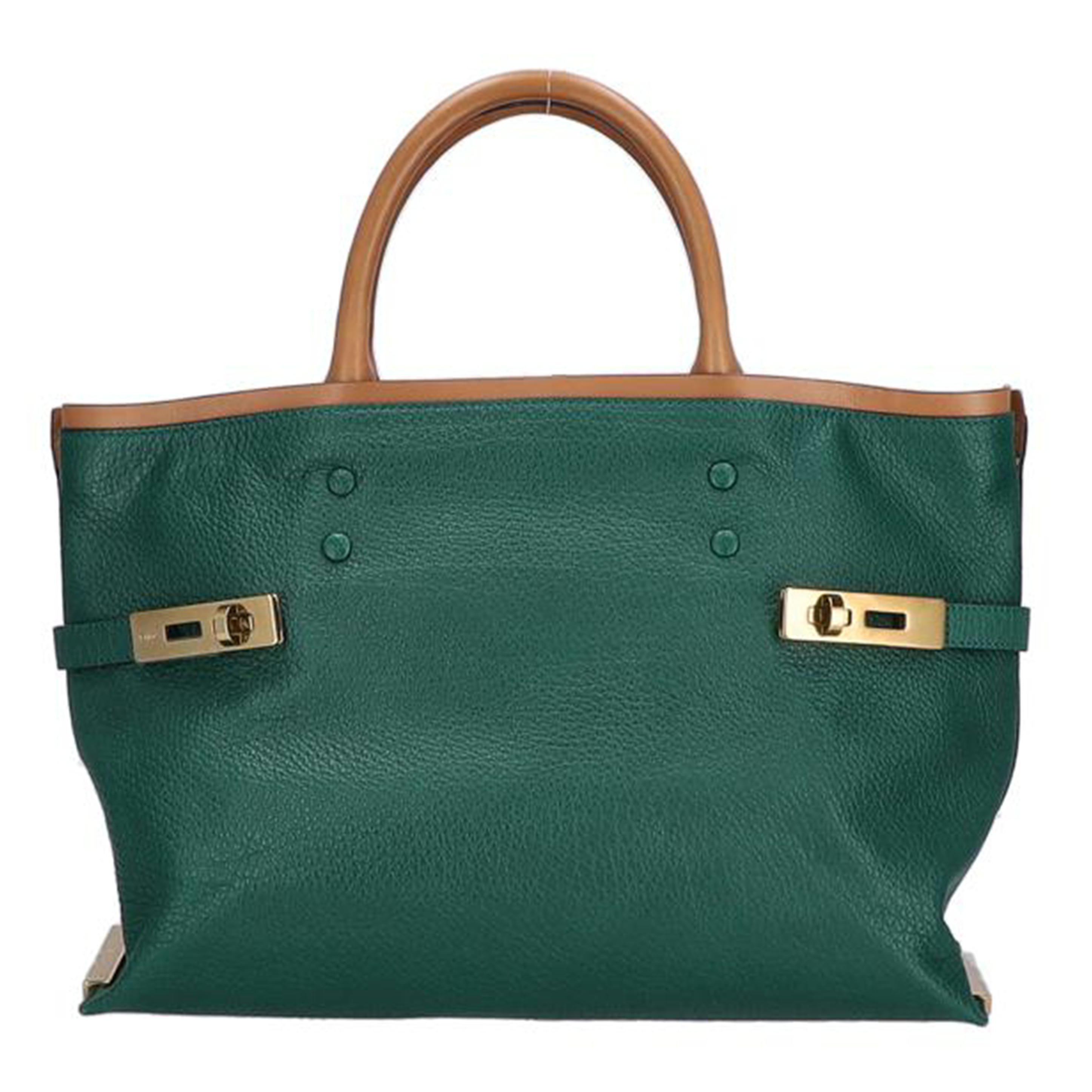 Chloe クロエ/レザー/ハンド/グリーン//ABランク/78