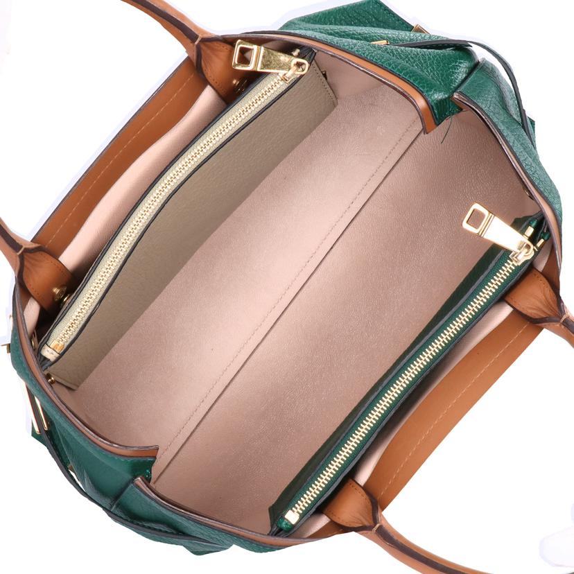 Chloe クロエ/レザー/ハンド/グリーン//ABランク/78