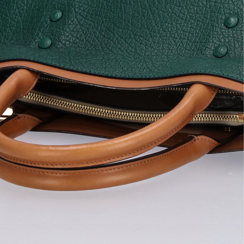 Chloe クロエ/レザー/ハンド/グリーン//ABランク/78