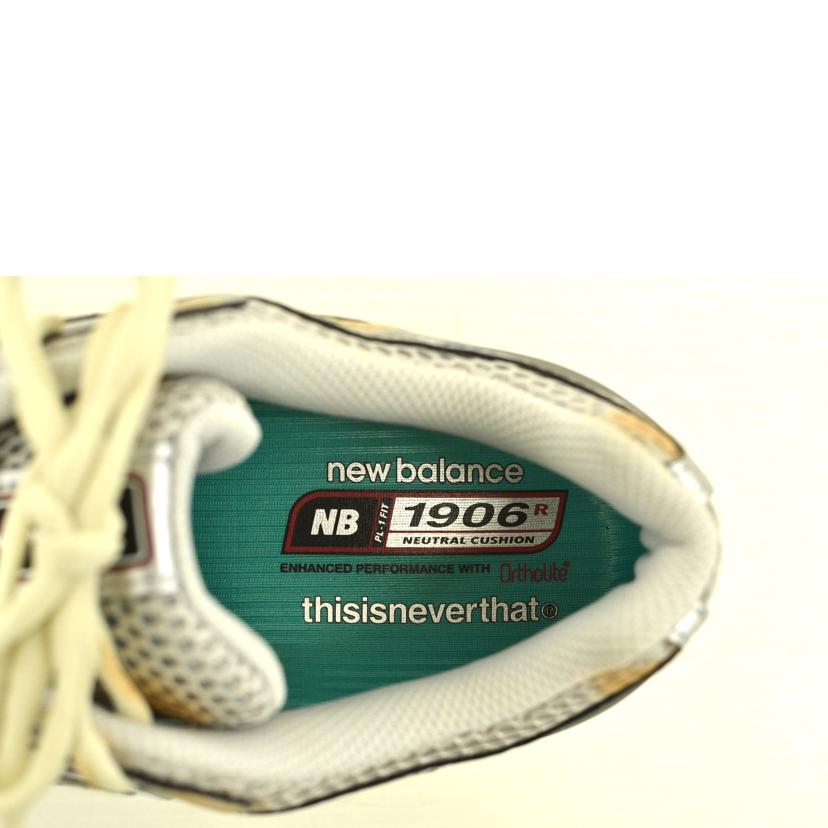 NB ニューバランス/ディスイズネバーザット×1906R/メタリックシルバー/M1906RTI//サイズ:27cm/Aランク/75