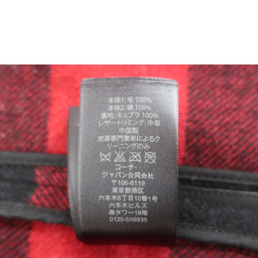 COACH コーチ/ウールクルーザージャケット Sサイズ チェック柄//ABランク/65