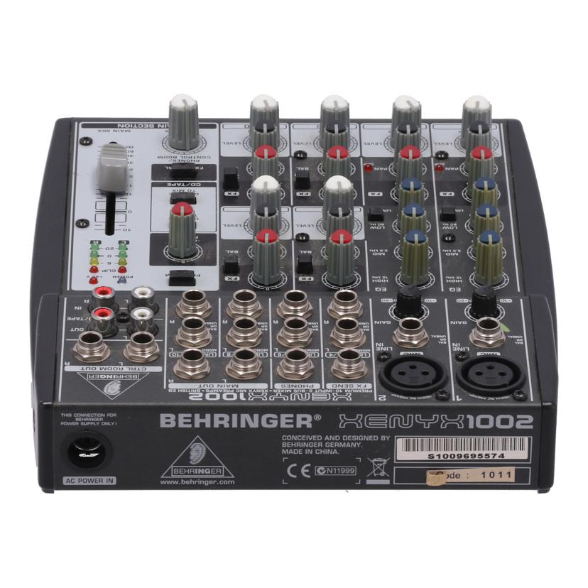 BEHRINGER ベリンガー /アナログミキサー/XENYX1002//S1009695574/Bランク/05