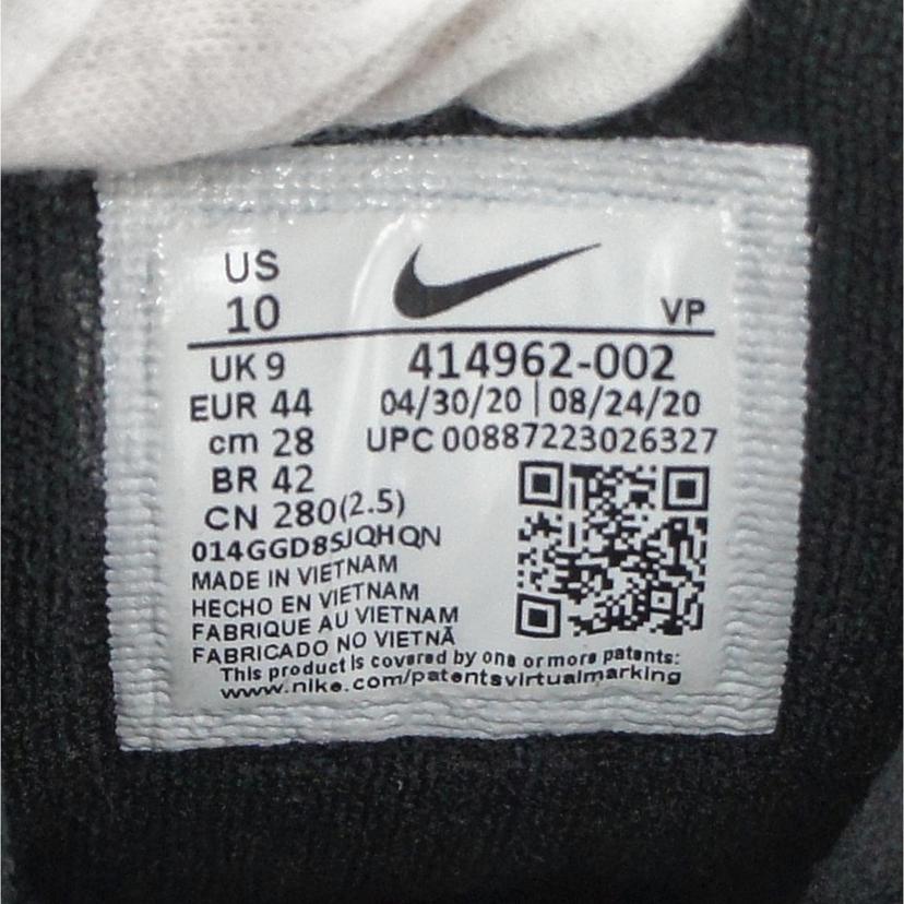 NIKE ナイキ/AIR MORE UPTEMPO 黒×白/414962 002//ABランク/42