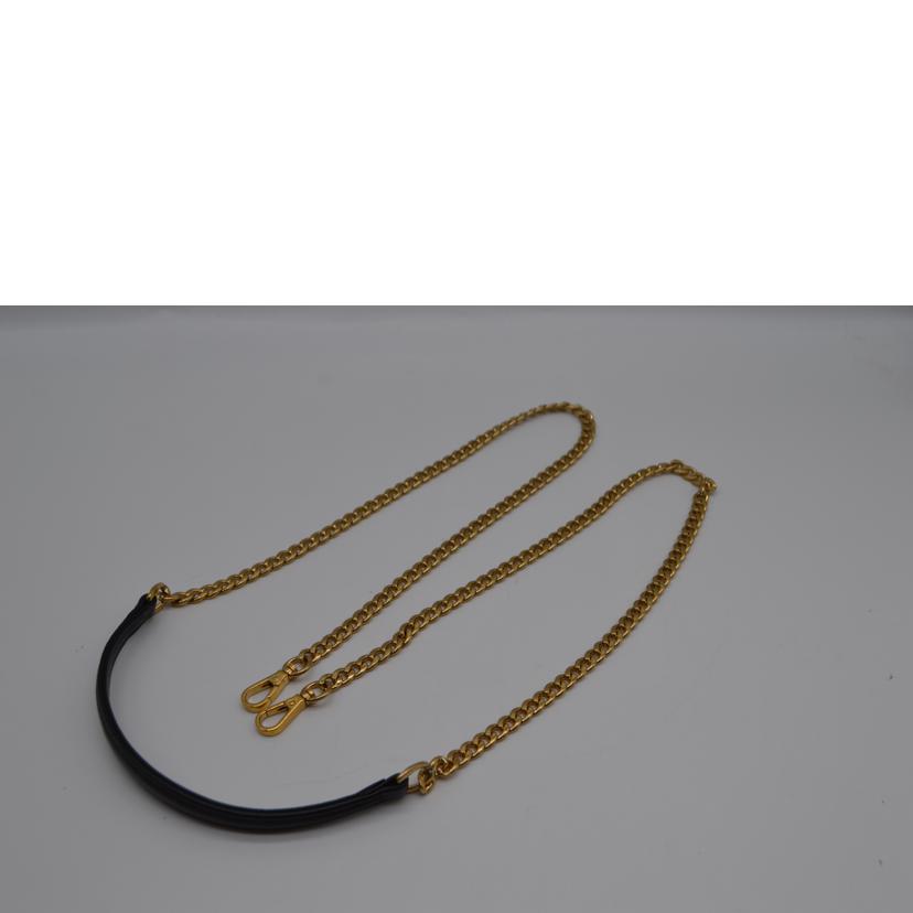 miu miu ミュウミュウ/マテラッセミニチェーンレザーショルダー/ネロ/5BP045//245/Aランク/89