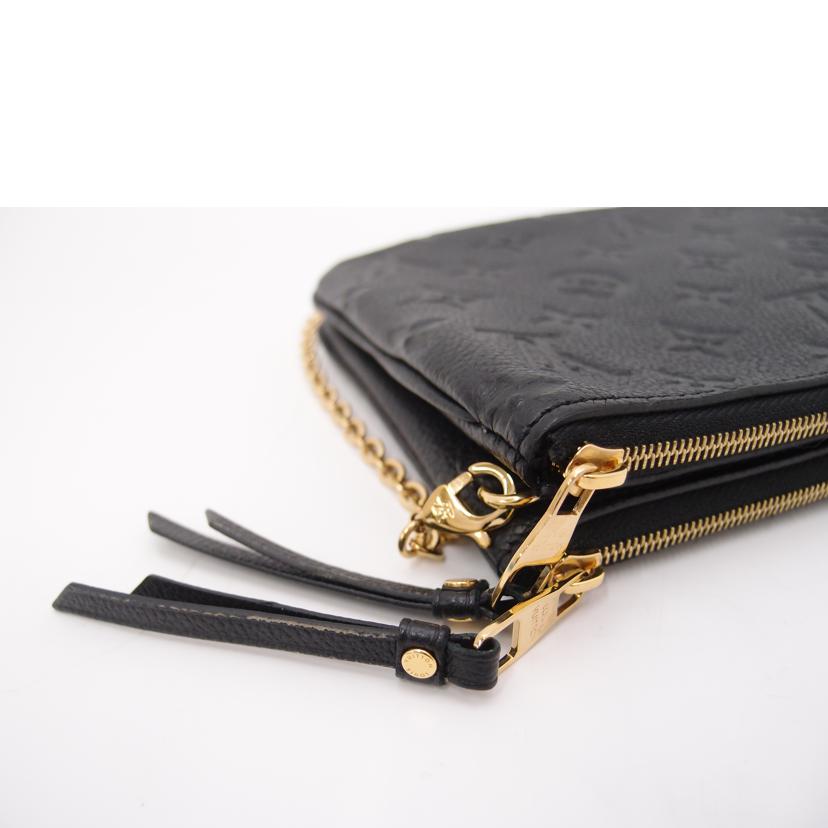 LOUIS VUITTON ルイ・ヴィトン/ポシェット・ドゥーブルジップ/アンプラント/ノワール/M68568//RFI****/Aランク/69