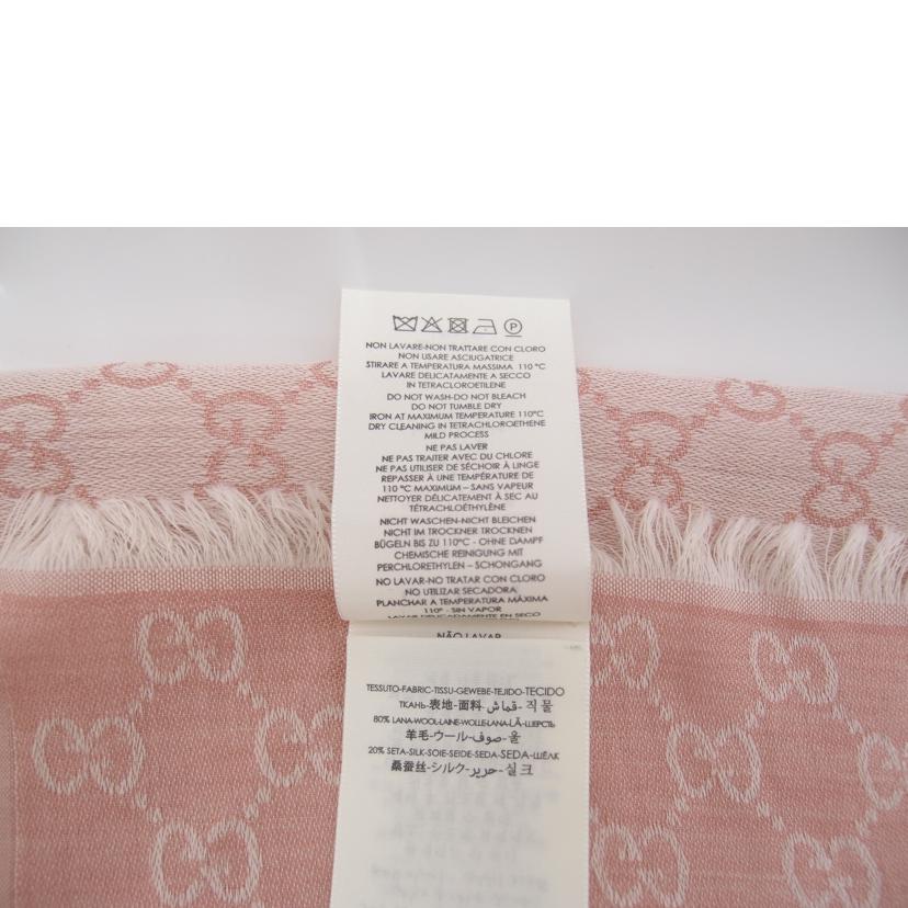 GUCCI/GG大判ストール/140×140/ピンク/281942//ABランク/69