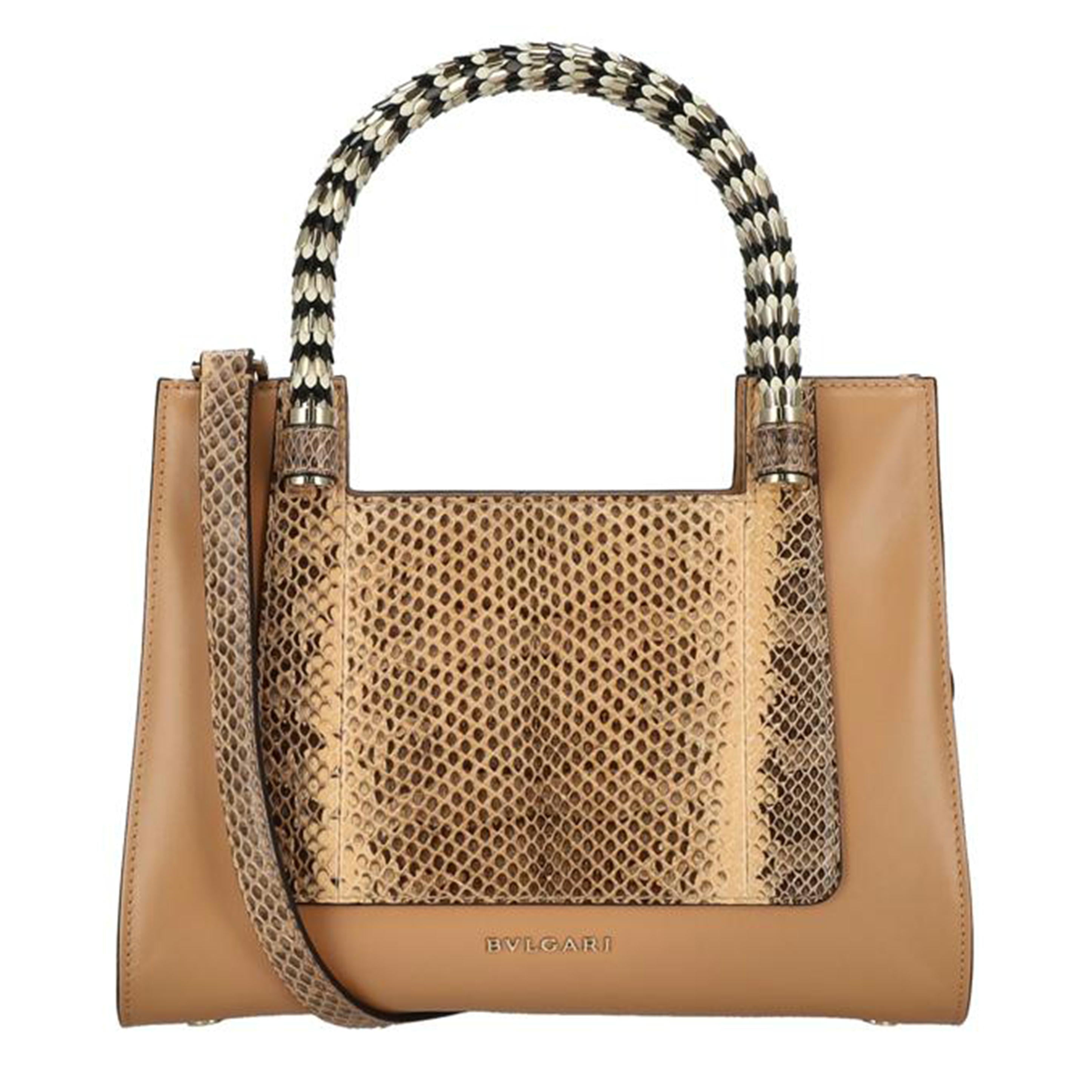 BVLGARI ブルガリ/セルペンティ/2WAYパイソンショルダーバッグ//Aランク/91