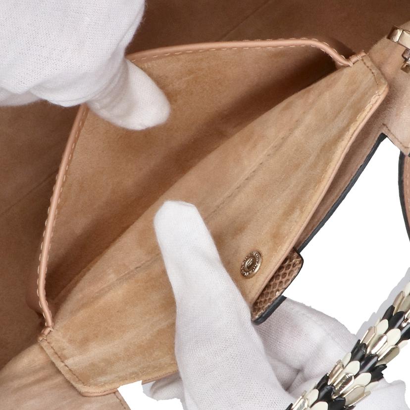 BVLGARI ブルガリ/セルペンティ/2WAYパイソンショルダーバッグ//Aランク/91