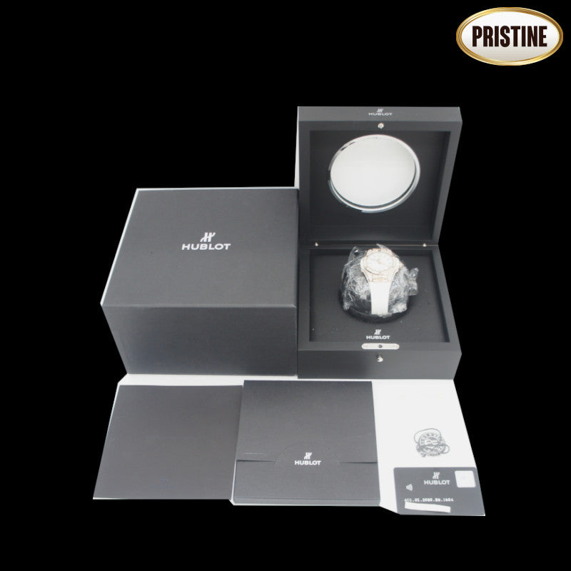 HUBLOT ウブロ/ビッグバンワンクリック・キングゴールドホワイトパヴェ/465.OE.2080.RW.1604//121****/SAランク/75