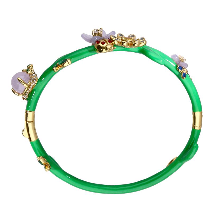 KateSpade ケイトスペード/ケイトスペード/ガーデンフレンズヒンジバングル/18cm//SAランク/75