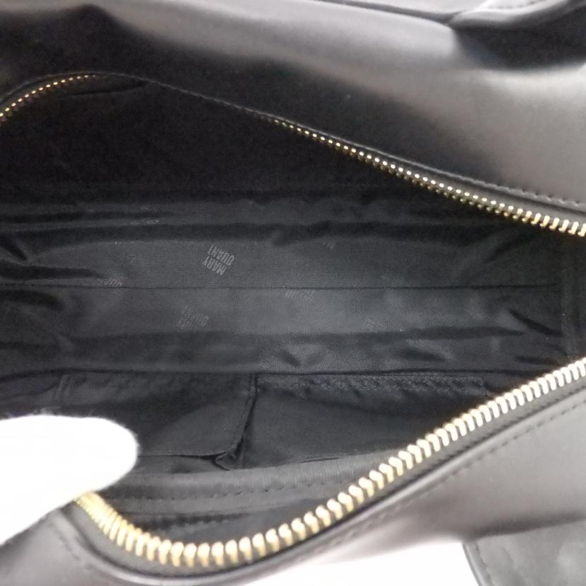 MARY QUANT マリークワント/Wフラップポケット デイジー2WAYトート//Aランク/77