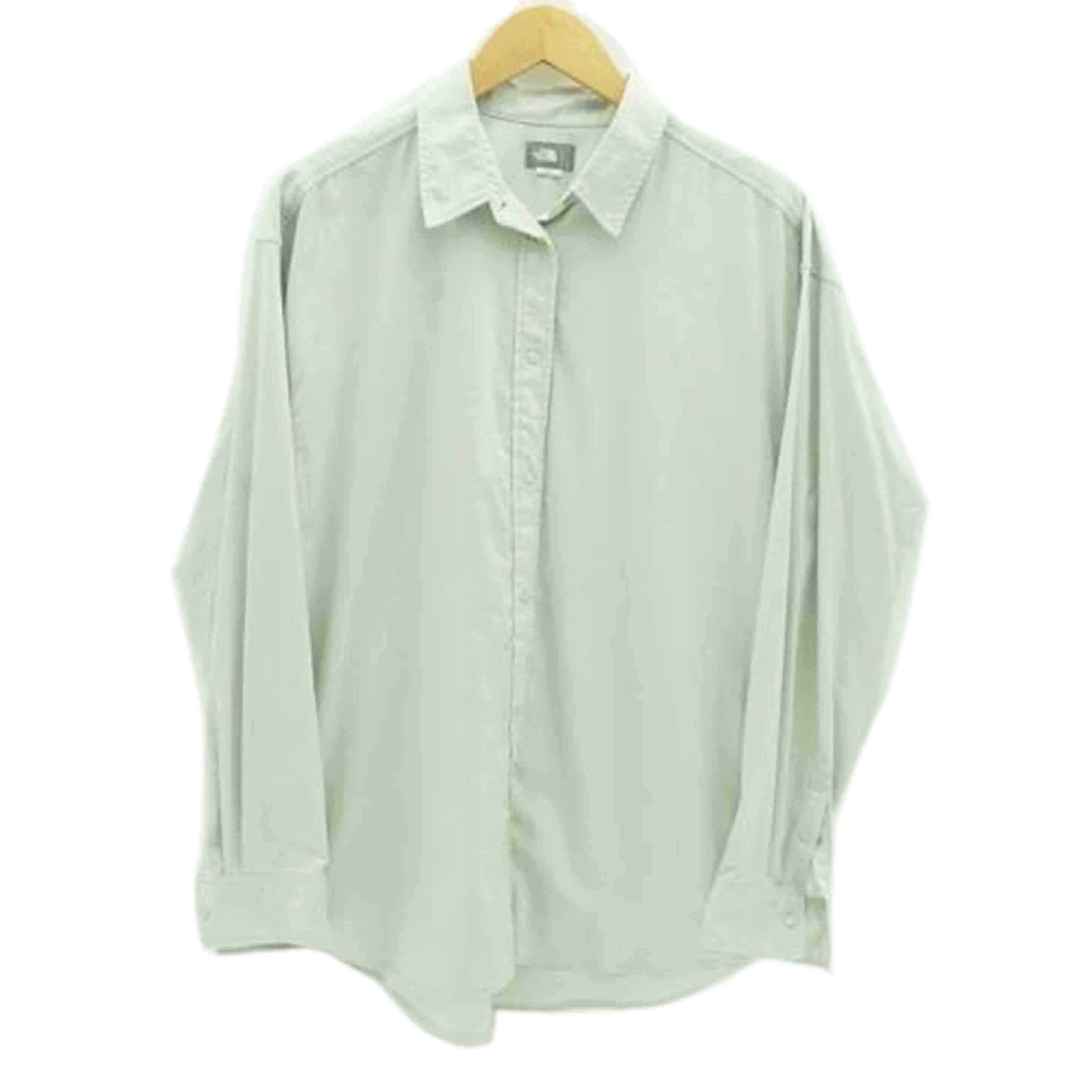 THE NORTH FACE ノースフェイス/L/S マラパイヒルシャツ/ライトグレー/NRW12360//Aランク/42