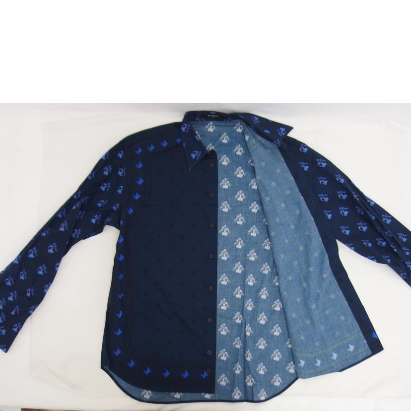 GIVENCHY ジバンシィ/コットンシャツ/花/星/総柄//Bランク/04