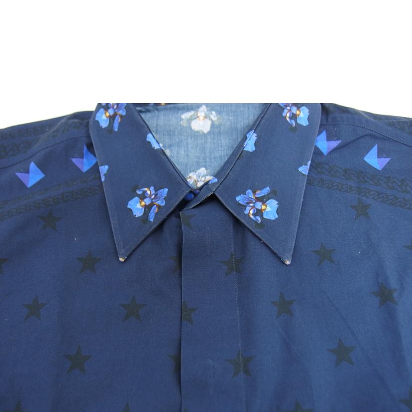 GIVENCHY ジバンシィ/コットンシャツ/花/星/総柄//Bランク/04