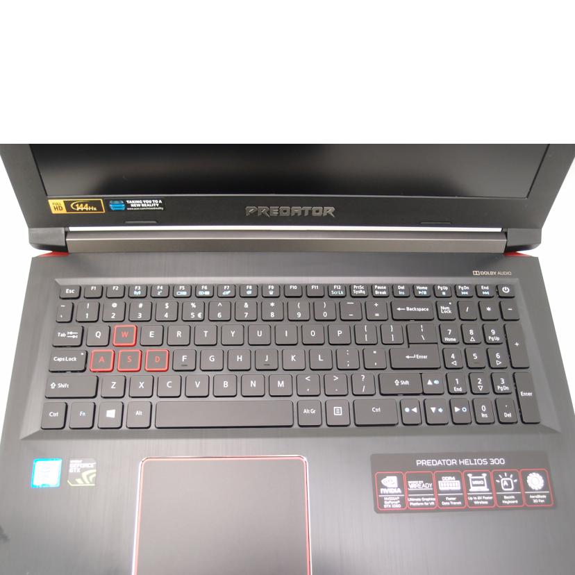 acer エイサー/Predator HELIOS 300/ゲーミングノートPC/PH315-51-78NP//NHQ3FAA00183404C6A3400/ABランク/69
