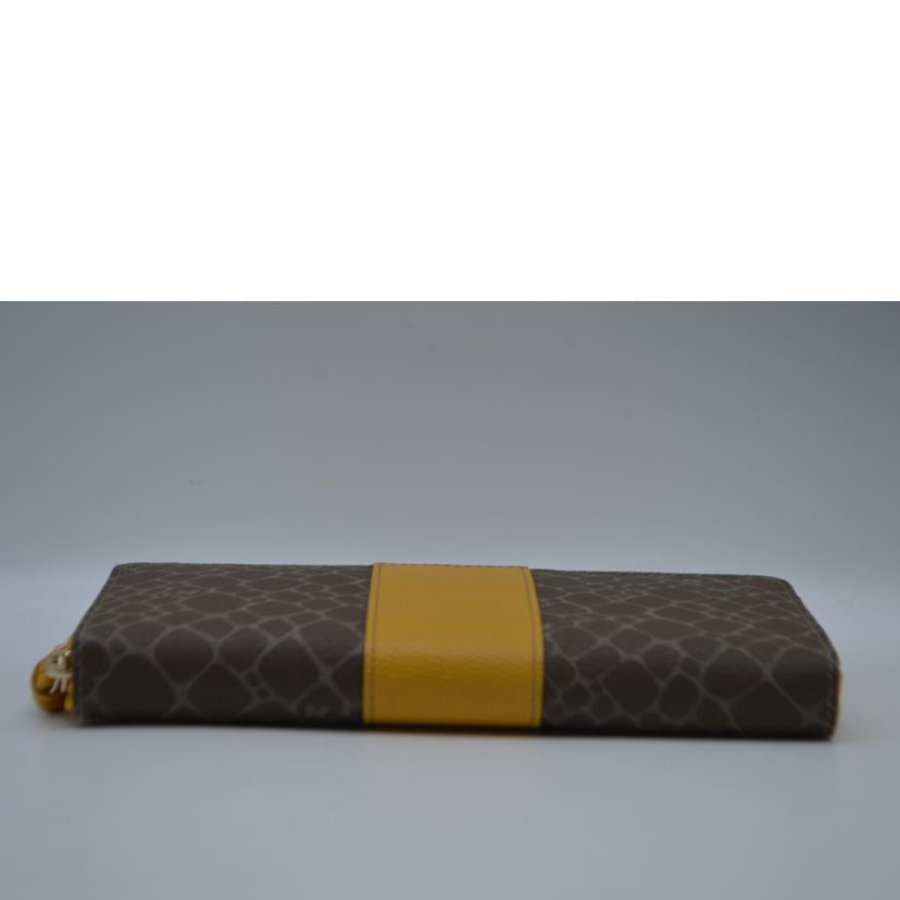 NINA RICCI ニーナリッチ/アトレヌーボーシボレザーラウンドファスナー長財布/085-8004//Sランク/89