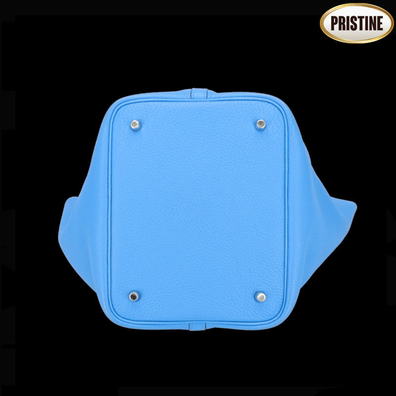 HERMES エルメス/ ピコタンロックMM/トリヨンクレマンス/ブルーフリーダ//Y刻印**********/SAランク/24