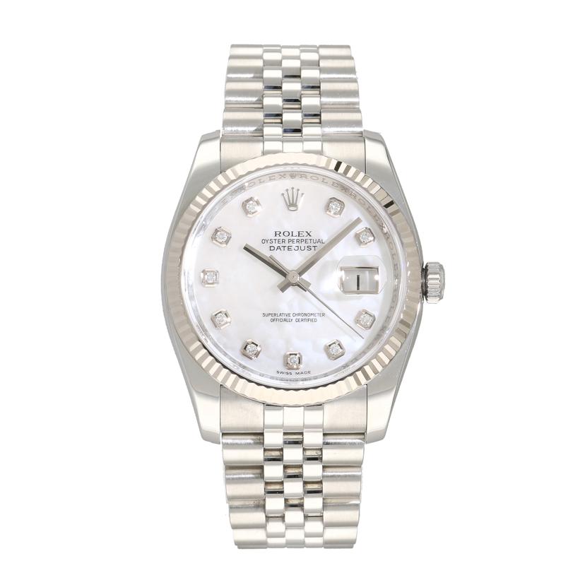 ROLEX ロレックス/デイトジャスト10Pダイヤ/SS × WG/116234G//Z59****/ABランク/91