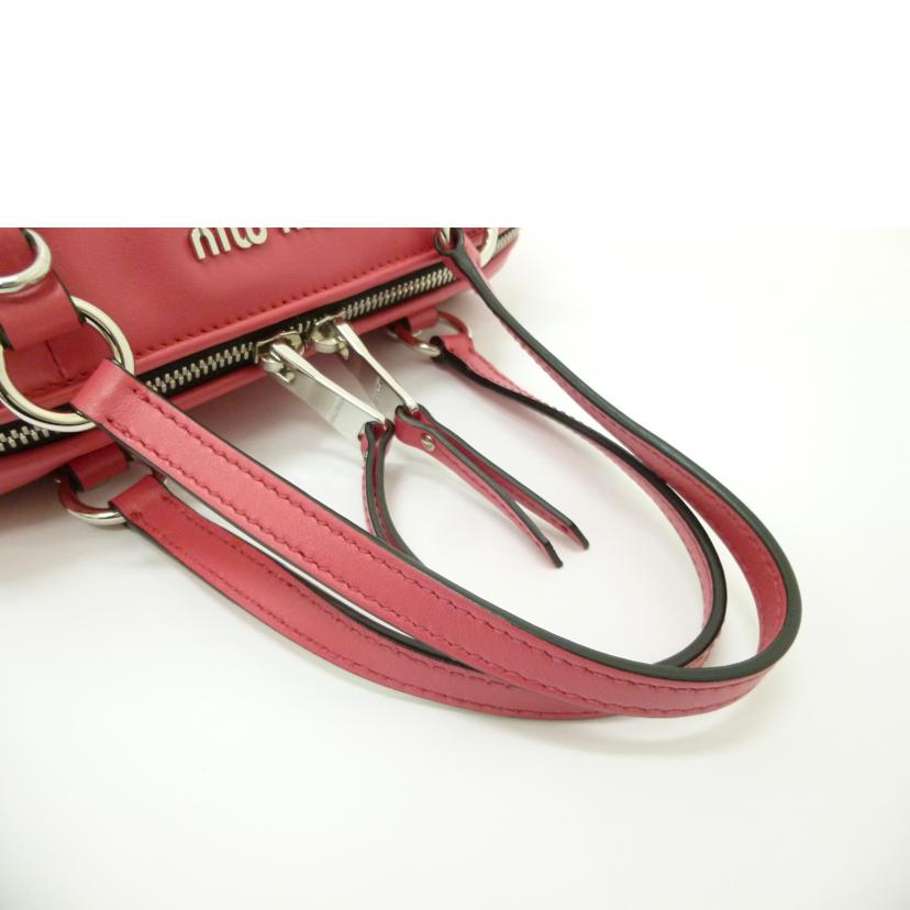 miumiu ミュウミュウ/2Wayミニボストンバッグ/5BH152//ABランク/88