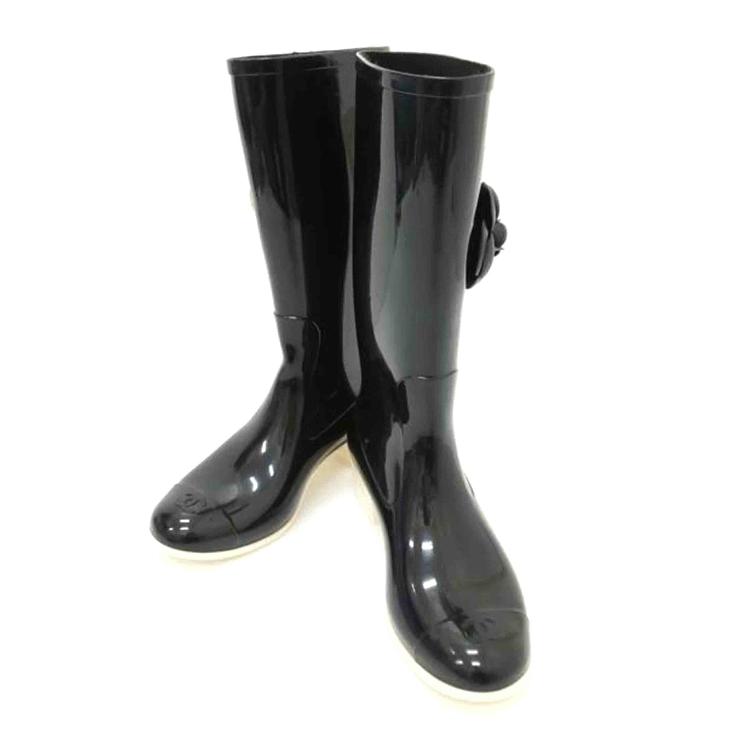 CHANEL シャネル/◇カメリアレインブーツ/37サイズ//Bランク/88