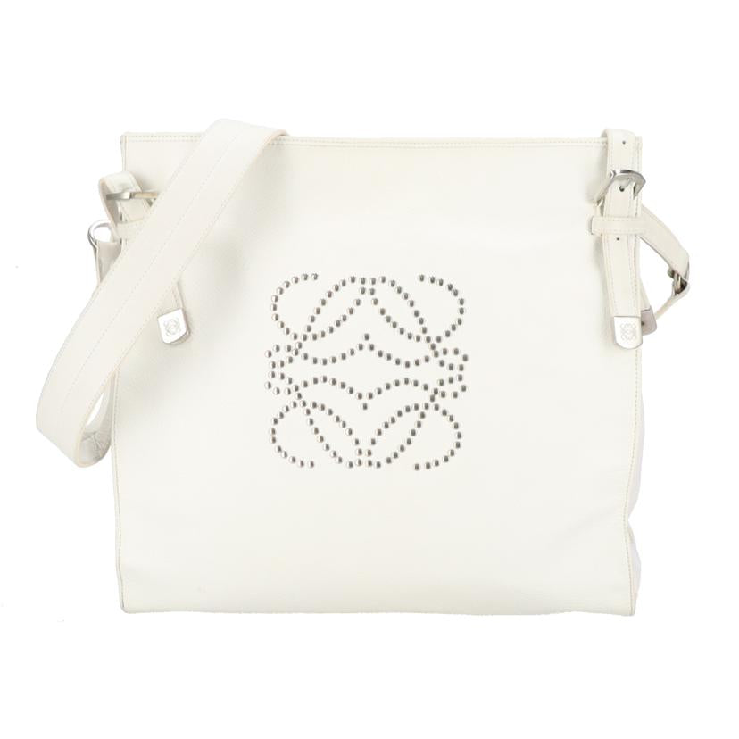 LOEWE ロエベ/ アナグラムスタッズレザーショルダー//050***/ABランク/24