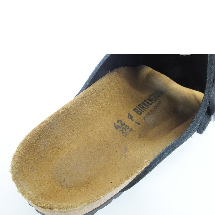 BIRKENSTOCK ブリケンシュトック/スウェードレザーサンダル/ブラック/チューリッヒ//ABランク/88