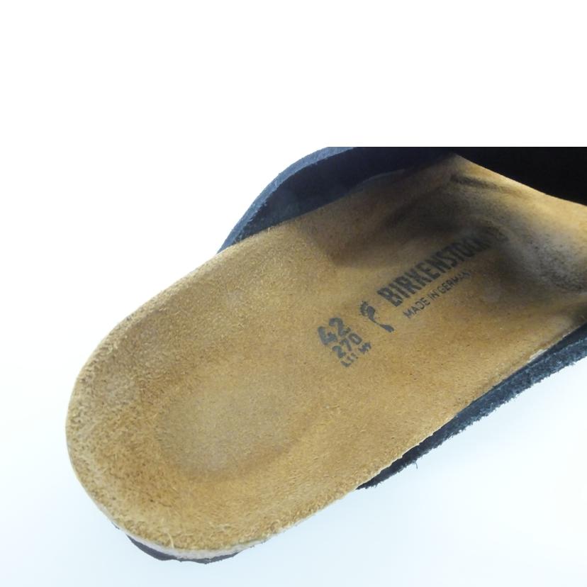 BIRKENSTOCK ブリケンシュトック/スウェードレザーサンダル/ブラック/チューリッヒ//ABランク/88