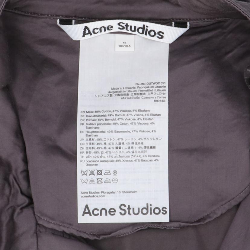 Acne アクネ/24SS/サテンボンバージャケット/FN-MIN-OUTW001011//サイズ:48/Aランク/91