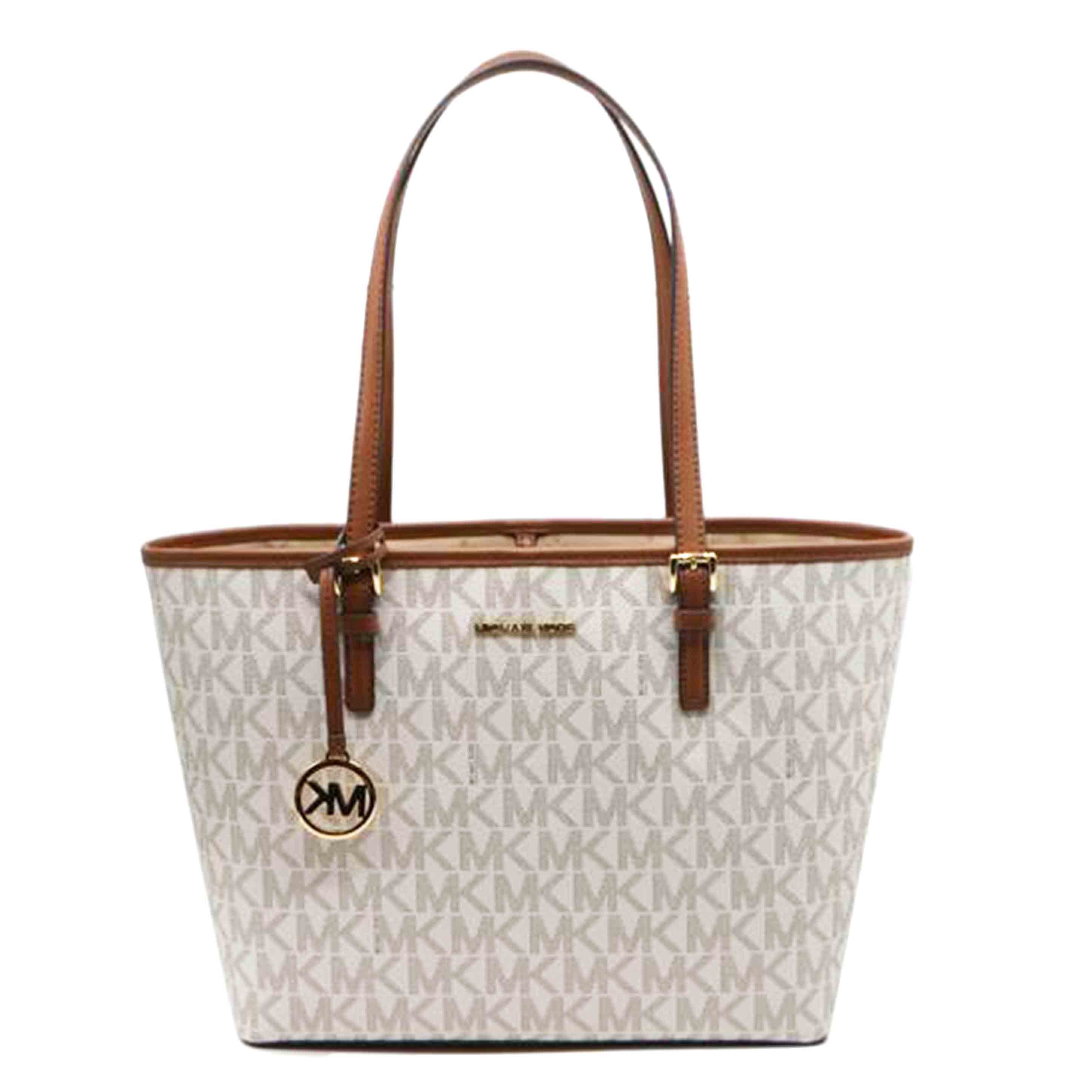 MICHAEL KORS マイケルコース/ジェットセットMDキャリーレザートート/バニラ/38R4GJ6T8B//Sランク/89