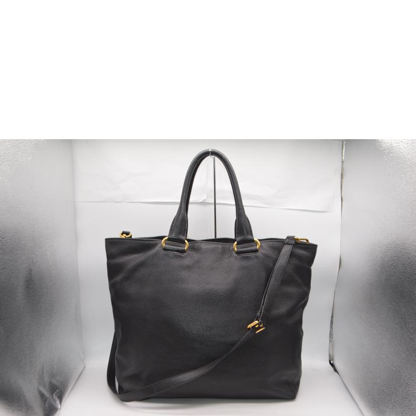 PRADA プラダ/ヴィッテロダイノ2wayレザーハンド/ネロ/BN1713//158/Bランク/89
