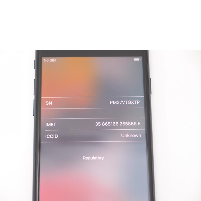 Apple アップル/iPhone SE 第3世代 ミッドナイト/SIMロック解除済み/MMYC3J/A//PM27VTGXTP/Aランク/69