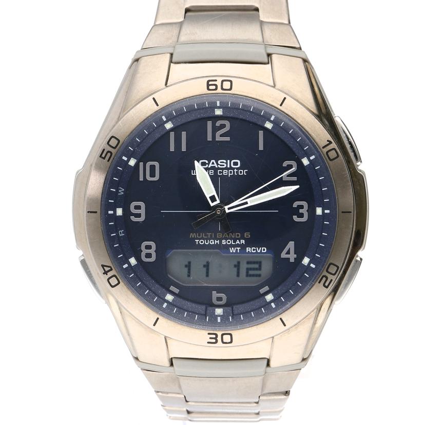 CASIO カシオ/waveceptor チタン電波ソーラー時計/WVA-M640TD-2AJF//002*****/ABランク/09