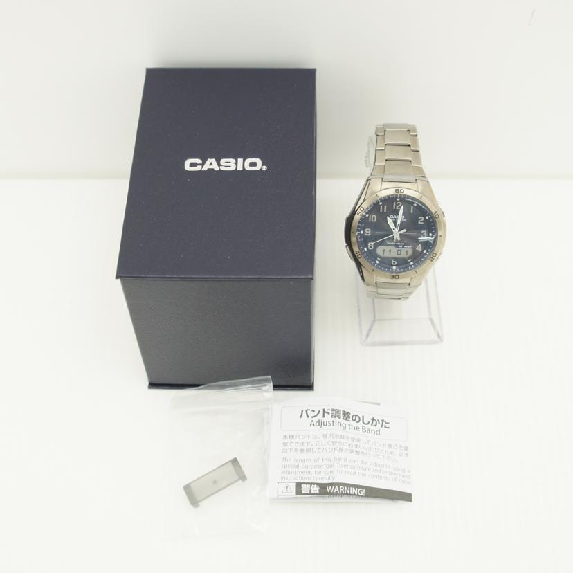 CASIO カシオ/waveceptor チタン電波ソーラー時計/WVA-M640TD-2AJF//002*****/ABランク/09