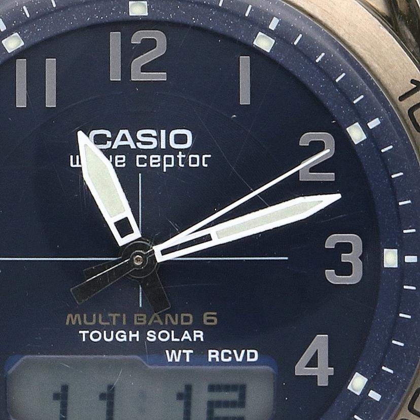 CASIO カシオ/waveceptor チタン電波ソーラー時計/WVA-M640TD-2AJF//002*****/ABランク/09