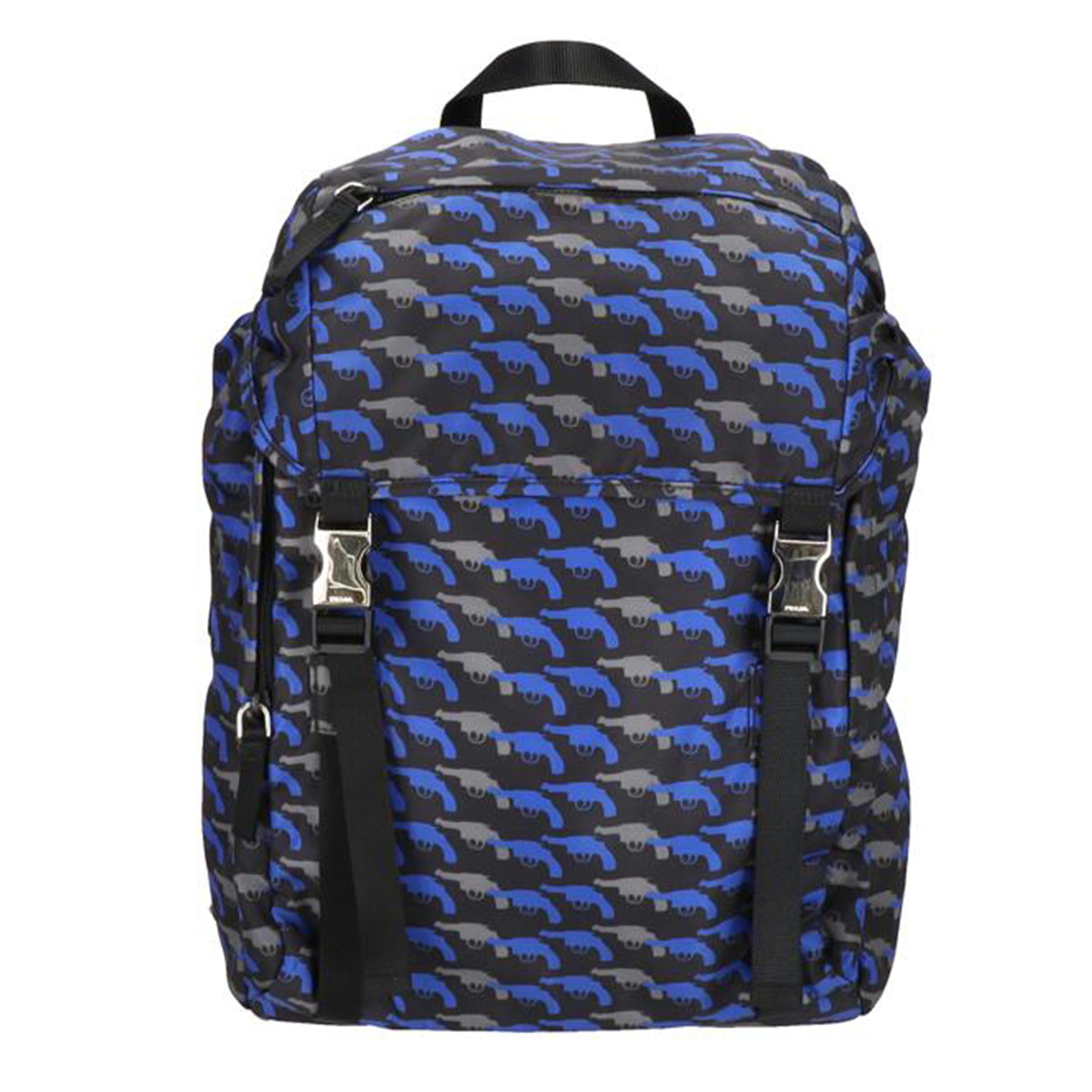 PRADA プラダ/ピストルパターン/ナイロンバックパック/2VZ062 //Aランク/38