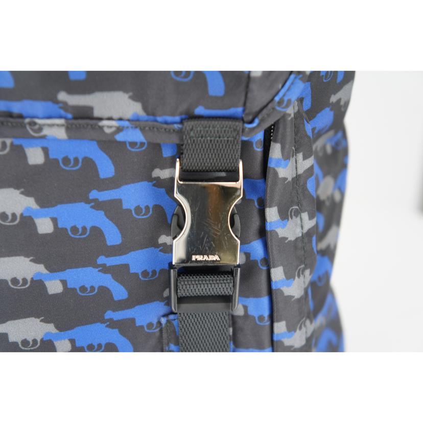 PRADA プラダ/ピストルパターン/ナイロンバックパック/2VZ062 //Aランク/38