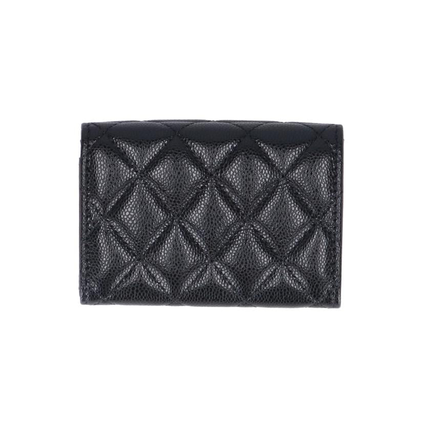 CHANEL シャネル/スモールフラップウォレット/キャビアスキン//AGL*****/Aランク/75