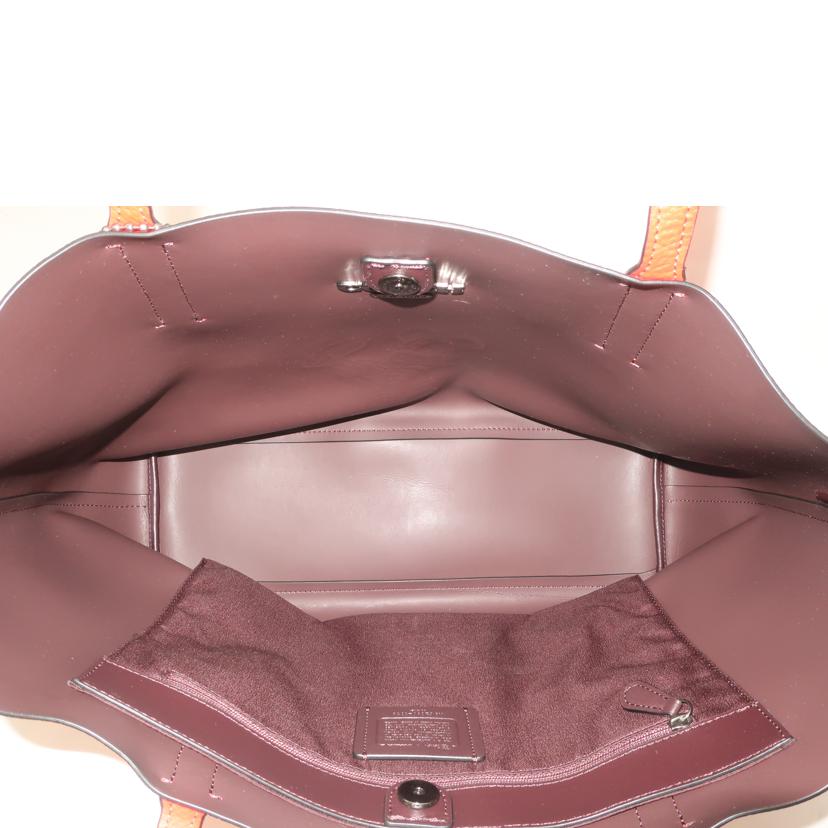 COACH コーチ/レザートートバッグ 東京オリンピック ミッキー 空手 レッド/C2080-3738//Aランク/65