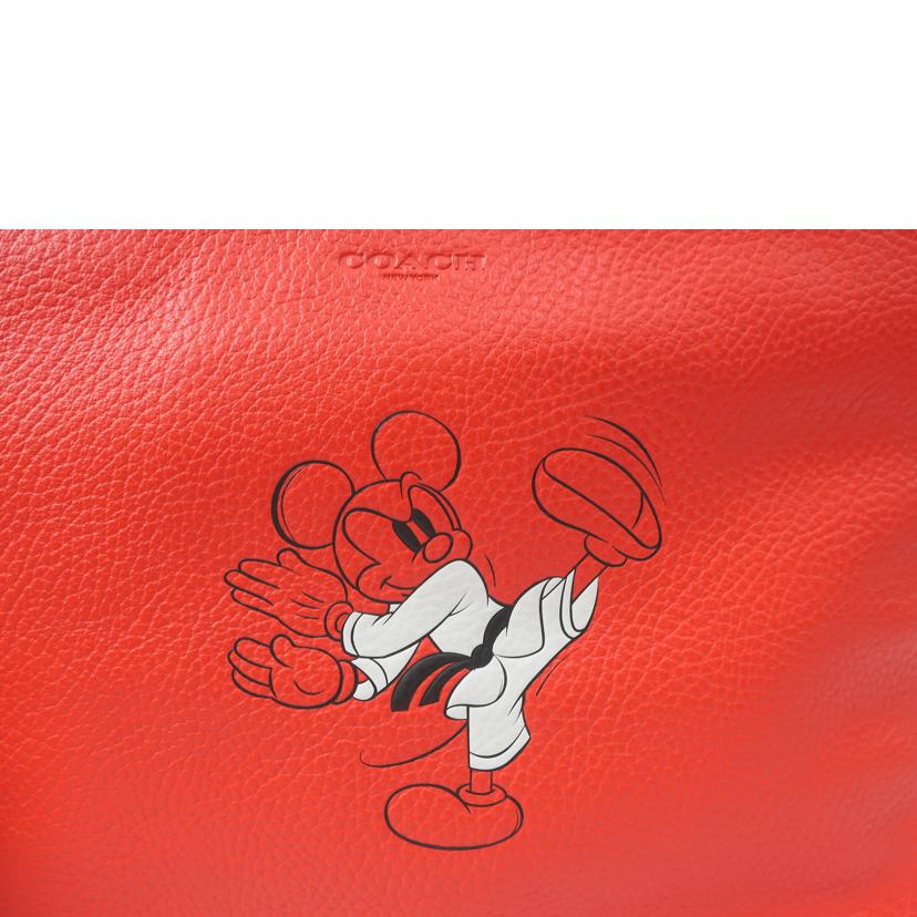 COACH コーチ/クラッチ セカンドバッグ 東京オリンピック ミッキー 空手 レッド/C2080-32069//Aランク/65