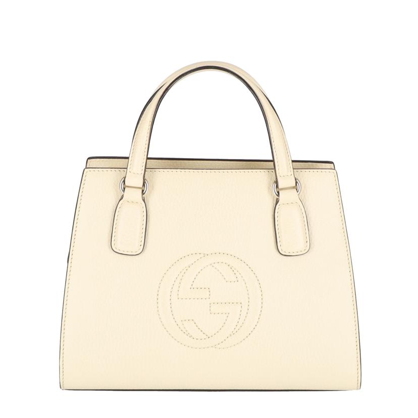 GUCCI グッチ/SOHOインターロッキングG 2wayバッグ/607722//001***/Aランク/09