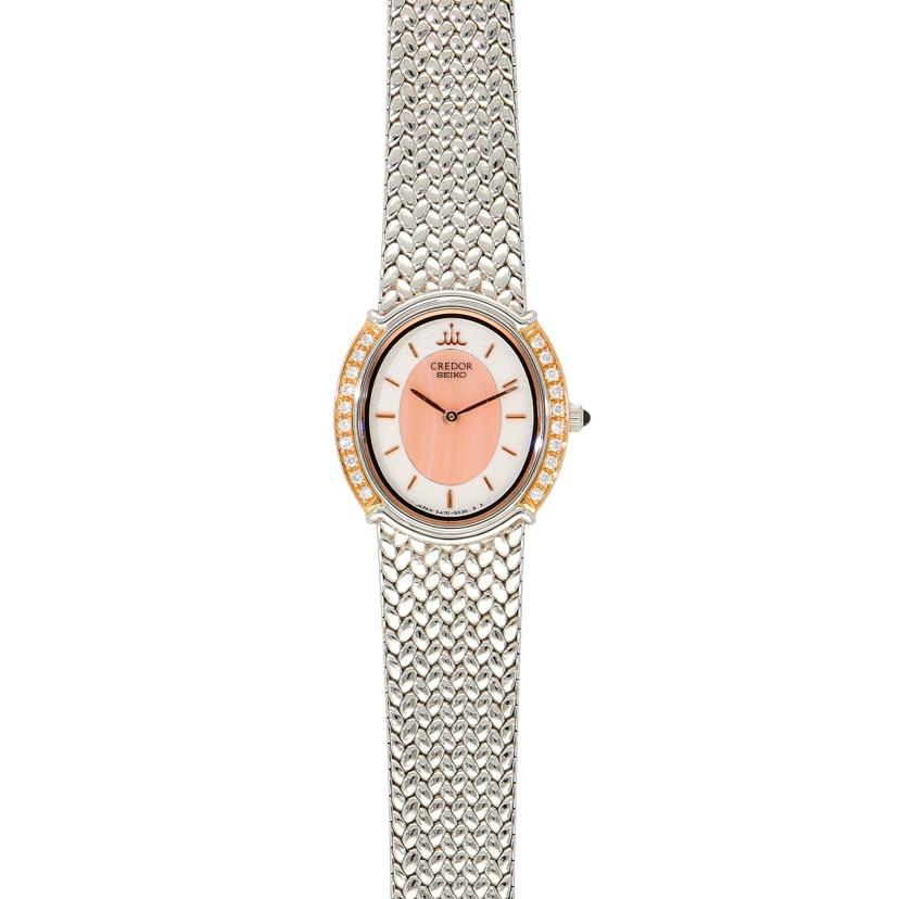 SEIKO セイコ-/クレド-ル/シグノ/ダイヤベゼル/アナログウォッチ/クォ-ツ/GSWE986/5A70-3000//920***/Aランク/18