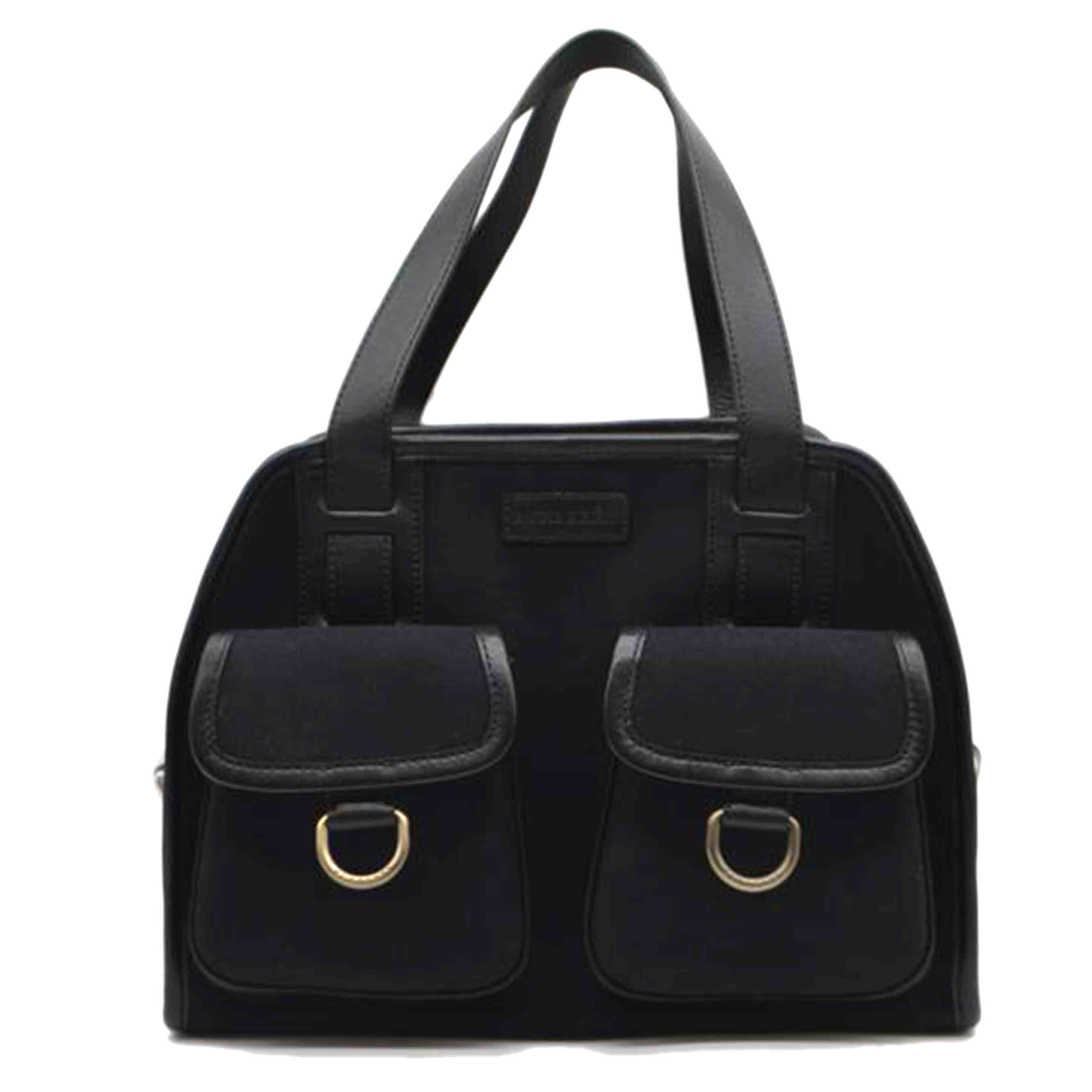 BURBERRY バーバリー/メガチェックポケットキャンバスレザートート//ABランク/89