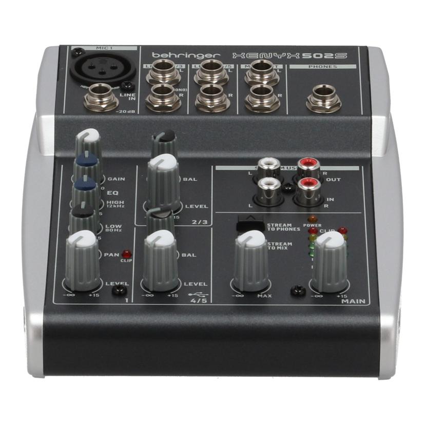 BEHRINGER ベリンガー /アナログミキサー/XENYX 502S//01010TQ0601AHT/Bランク/62