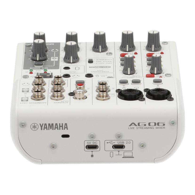 YAMAHA ヤマハ/ライブストリーミングミキサー/AG06MK2//YGDH01958/Bランク/63