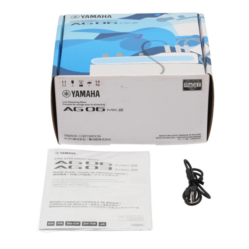 YAMAHA ヤマハ/ライブストリーミングミキサー/AG06MK2//YGDH01958/Bランク/63
