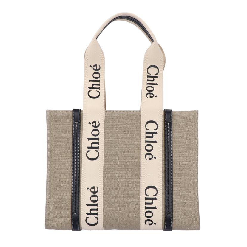 Chloe クロエ/ウッディトートバッグ//Aランク/75